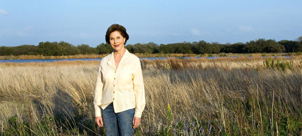 Laura Bush on the TPWF Podcast