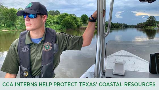 Story #2: CCA Interns Help Protect Texas’ Coastal Resources