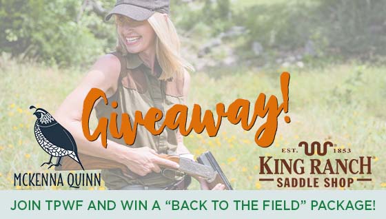 Story #3: Join TPWF and win a Back to the Field Package!