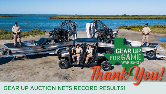 Story #3: Gear Up for Game Wardens Auction Nets Record Results!
