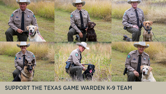 Story #3: Support the Texas Game Warden K-9 Team