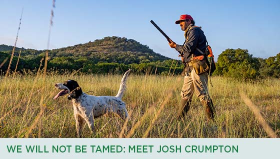Story #3: We Will Not Be Tamed: Meet Josh Crumpton