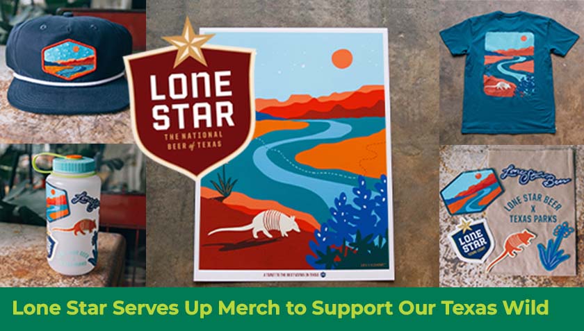 Story #5: Lone Star Serves Up Merch to Support Our Texas Wild