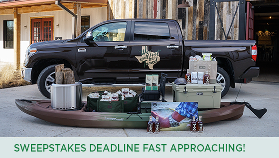 Story #2: Sweepstakes Deadline Fast Approaching!